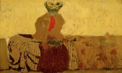Woman with the Red Tie by Edouard Vuillard
